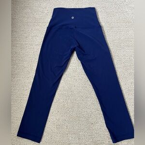 Lululemon Leggings high waist, blue size 4 EUC